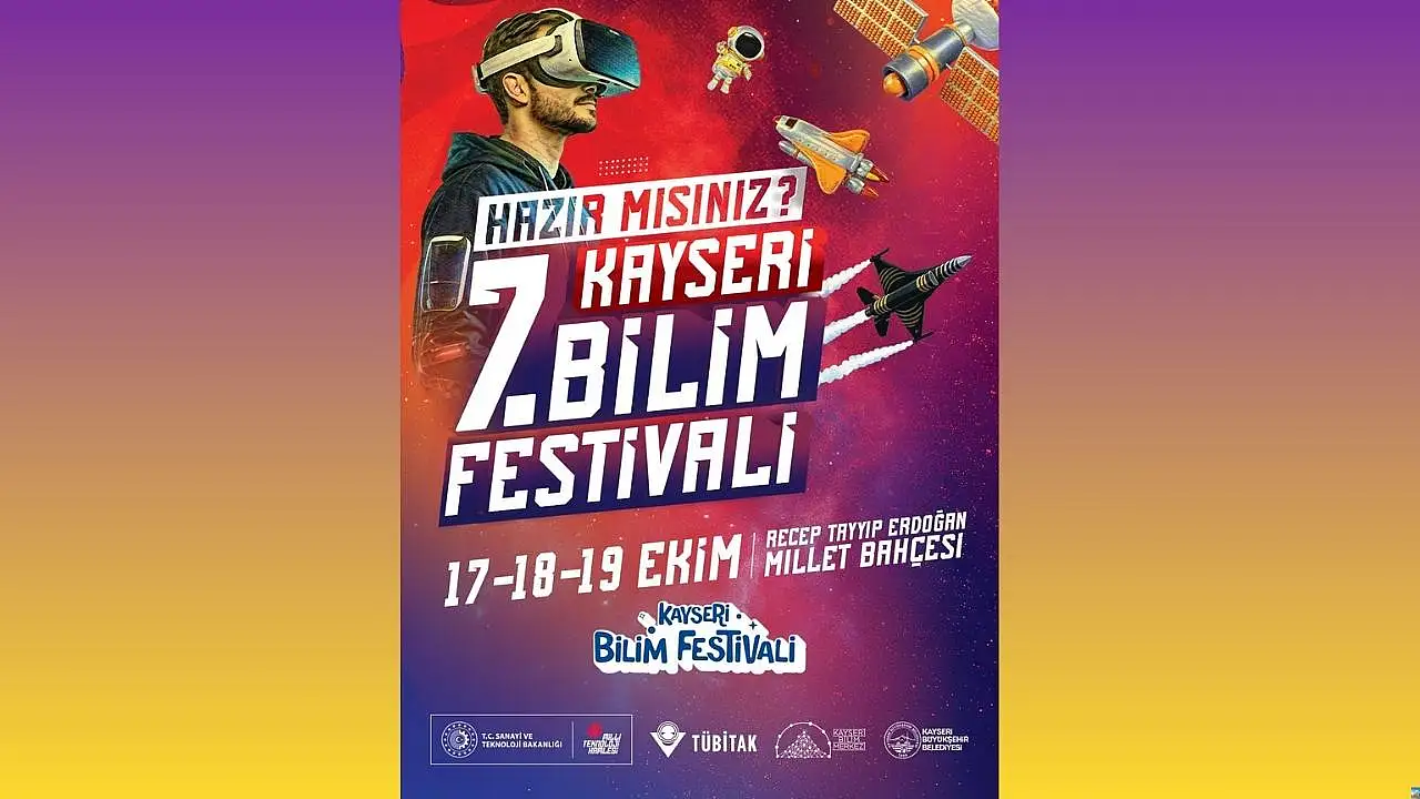 Kayseri'de bilim fırtınası: 7. Bilim Festivali başlıyor!