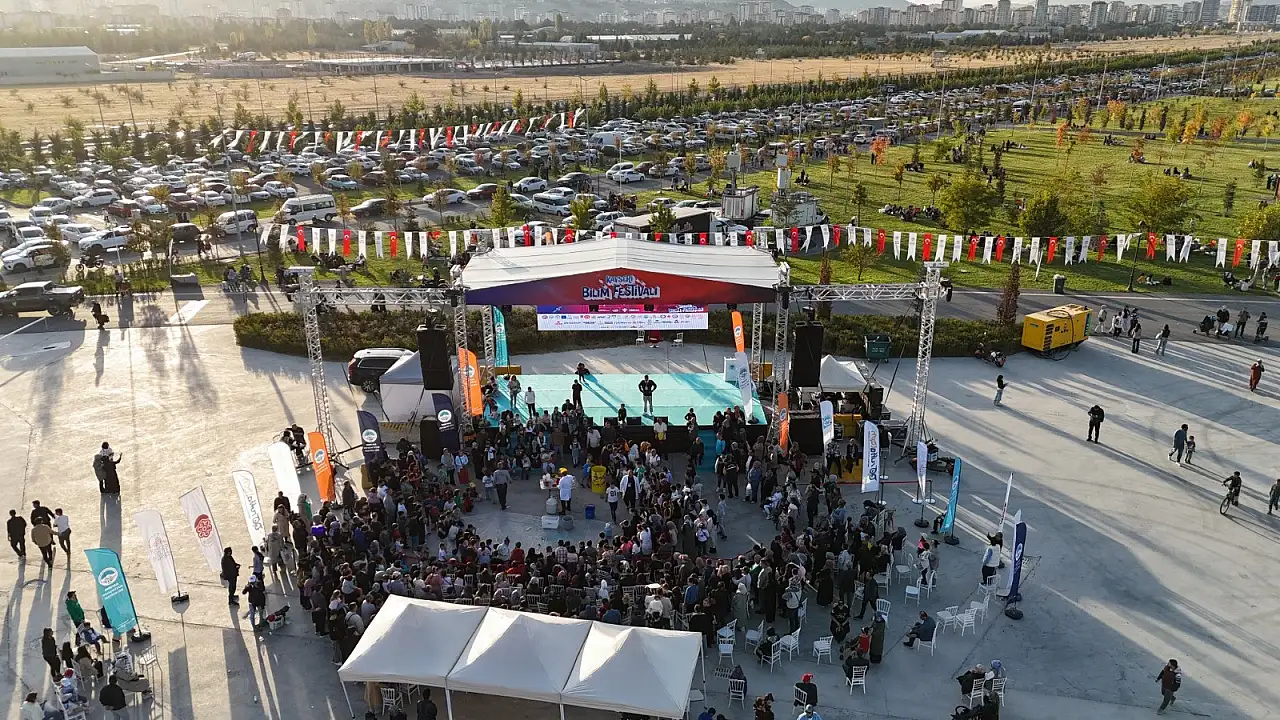 Kayseri'de bilim rüzgarı esti: 300 bin ziyaretçi!