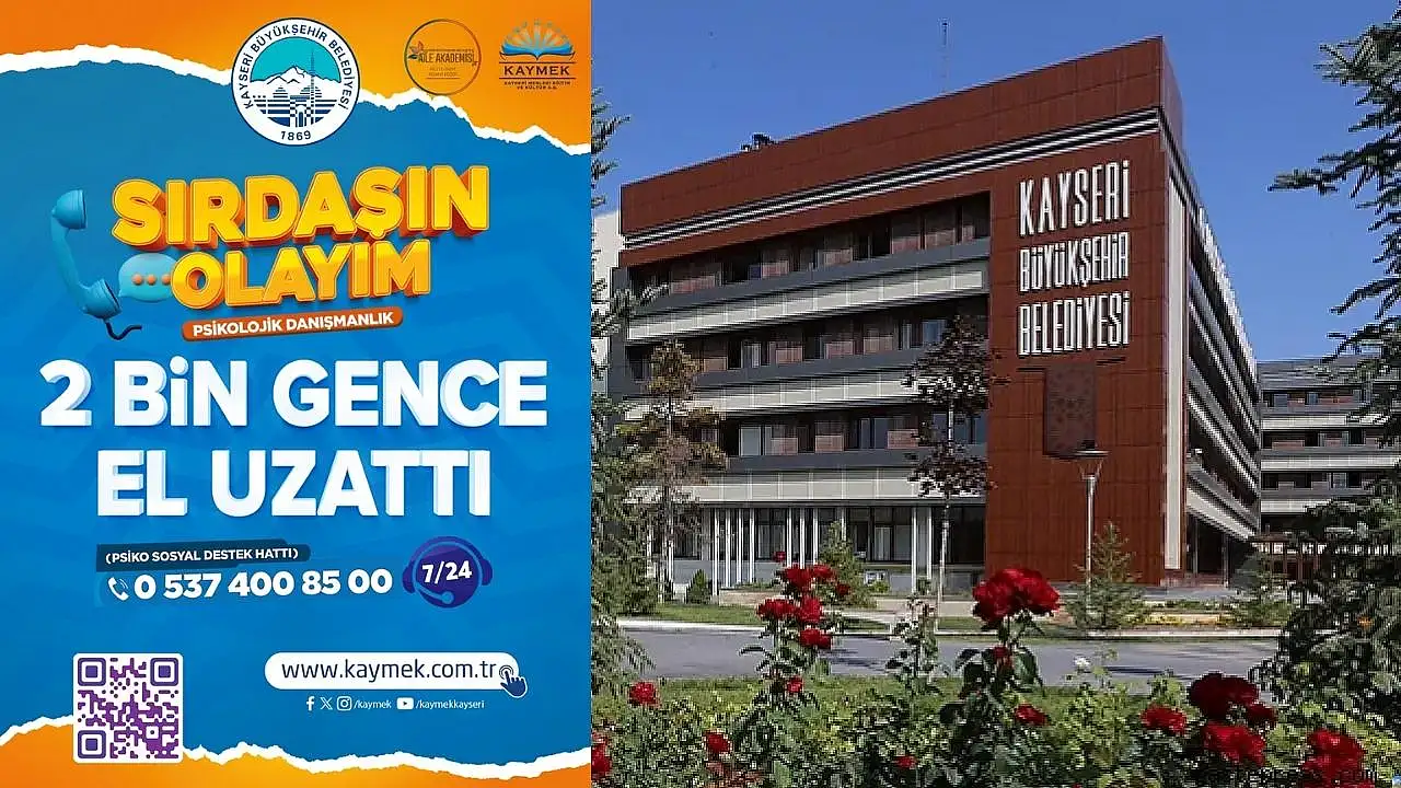 Kayseri'de gençlere sessiz destek! ''Sırdaşın Olayım'' 2 bin gence ulaştı