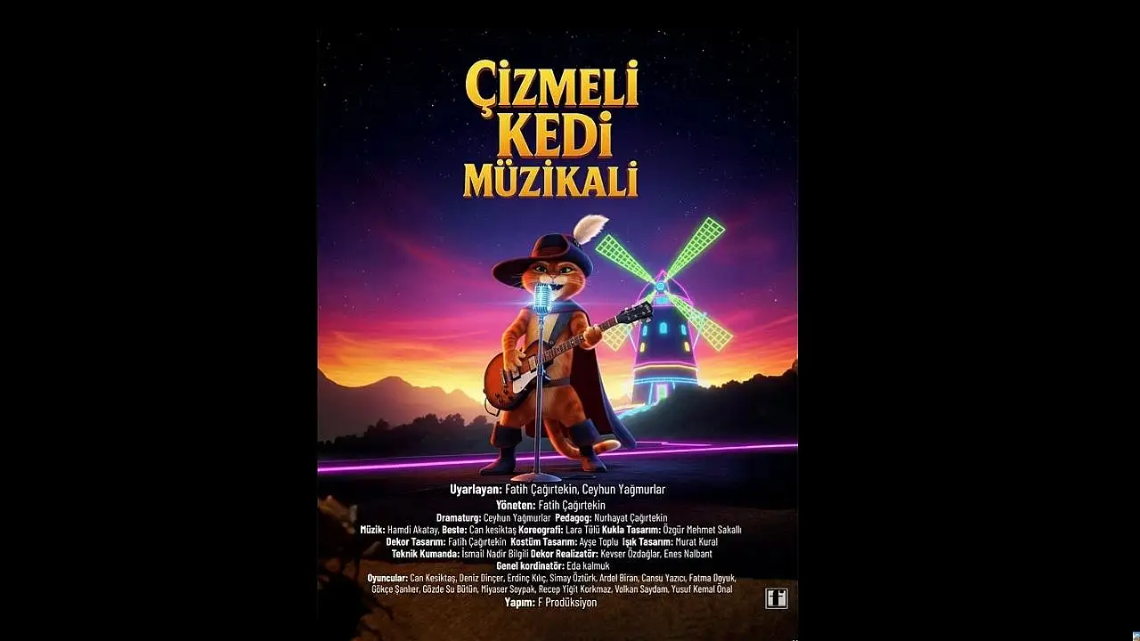 Masal dünyasının kapıları açılıyor! Çizmeli Kedi Kayseri'ye geliyor