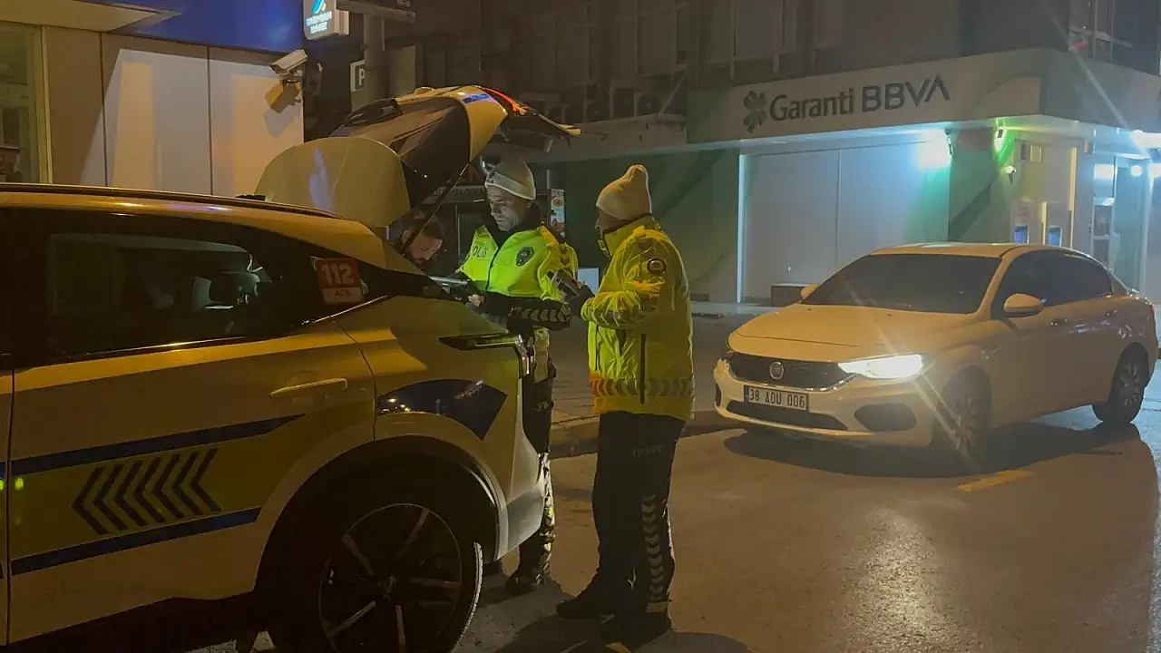 Kayseri'de kovalama sonucu yakalandı: 46 bin 624 TL ceza yağdı!