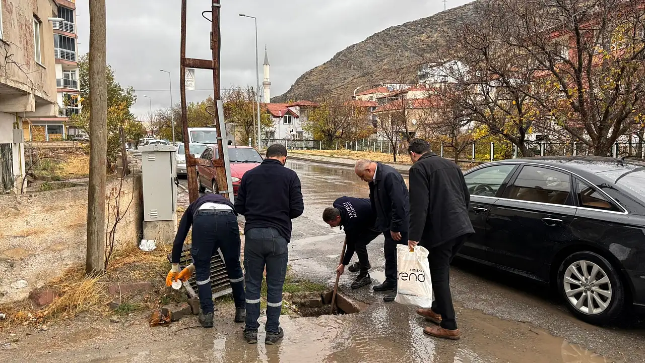 Yahyalı'da ani yağış alarmı! Belediye sahada