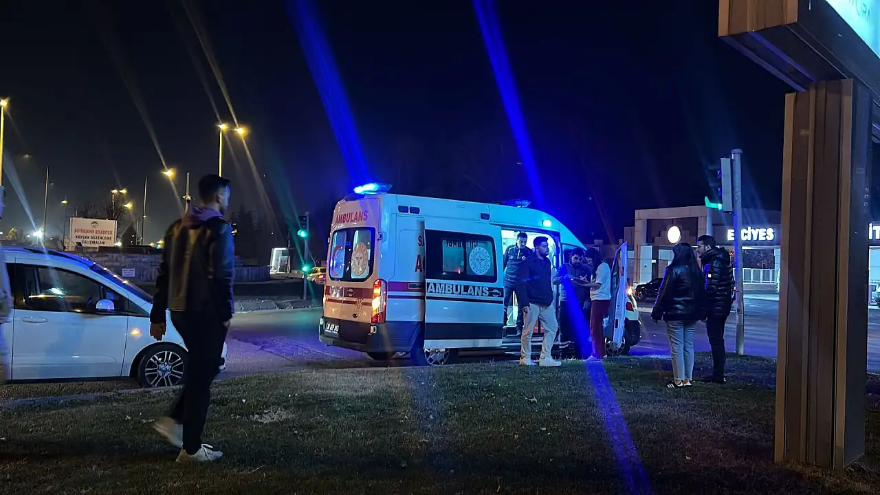 Kayseri Talas'ta zincirleme kaza!