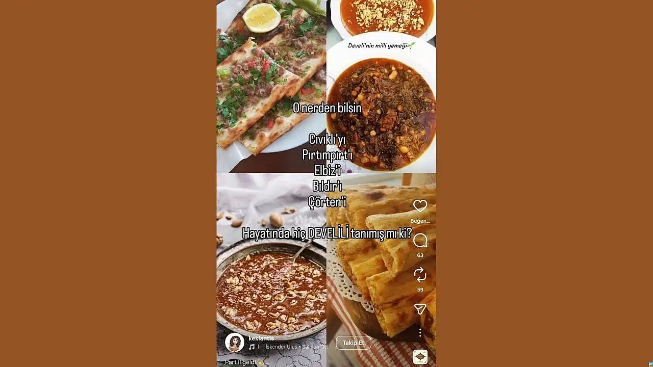 ''Hayatında Develili tanımış mı ki?'' paylaşımı Kayseri'yi karıştırdı: Bu 5 yemeği kaç kişi biliyor?