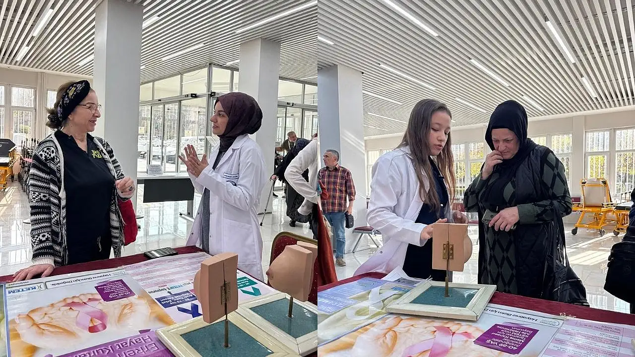 Erciyes'te meme kanserine farkındalık etkinliği