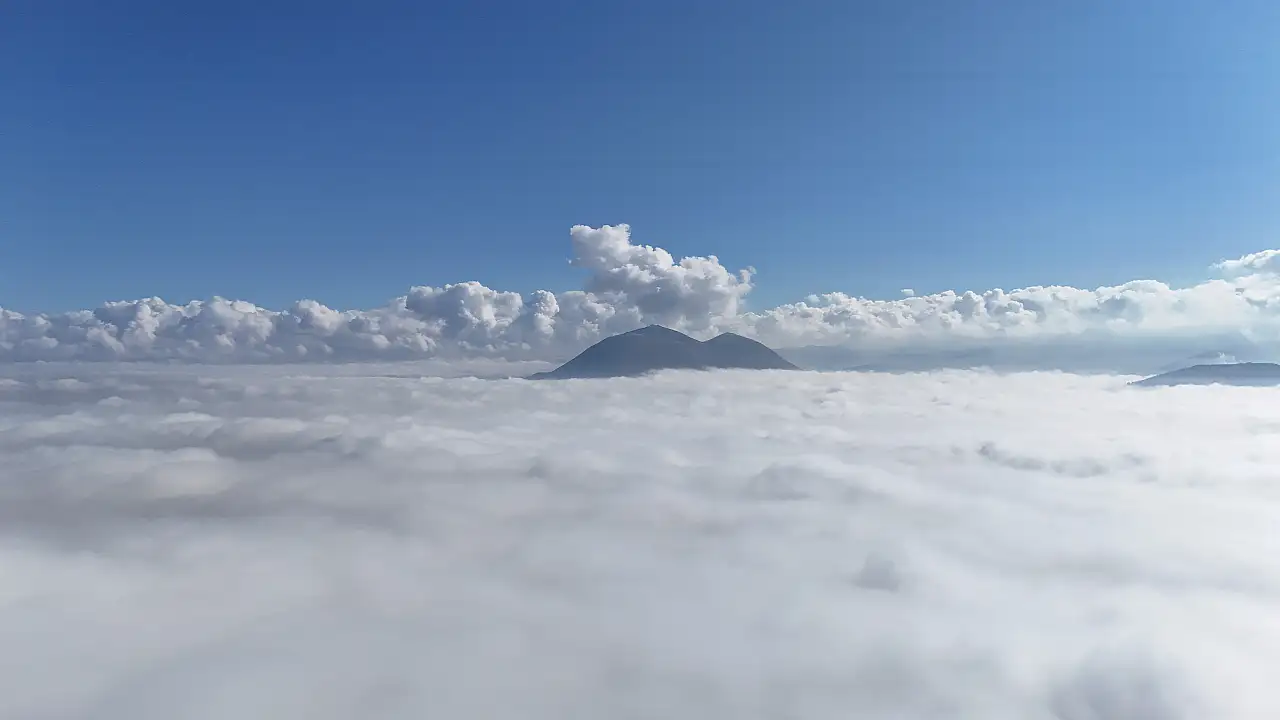 Kayseri'de sabah saatlerindeki sisin büyüleyici manzarası ortaya çıktı!