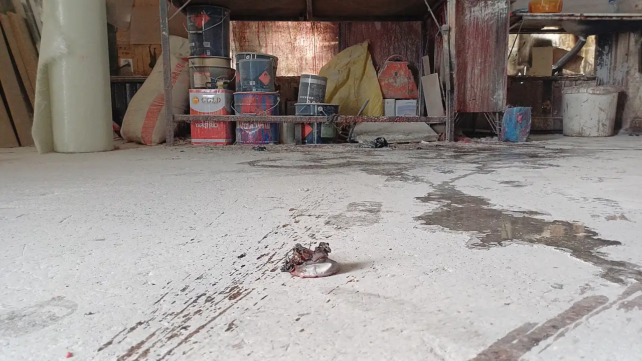 Kayseri'de tinerle sobayı yakarken kendini yaktı