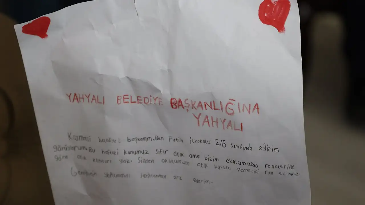 Yahyalı'da öğrencilerin dilekçesine belediyeden hızlı yanıt!