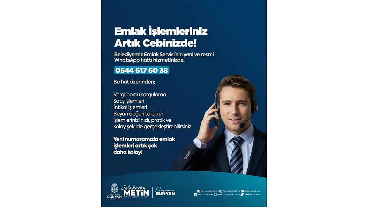 Kayserili belediyeden vatandaşa kolaylık: Yeni işlemler artık telefonda!