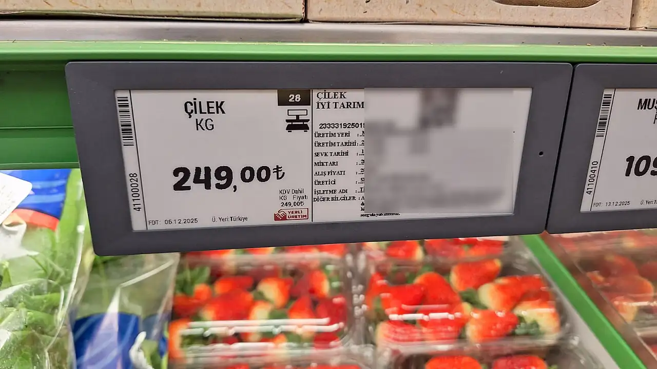 Kayseri'de marketlerde 250 TL eve gelirse 300 TL