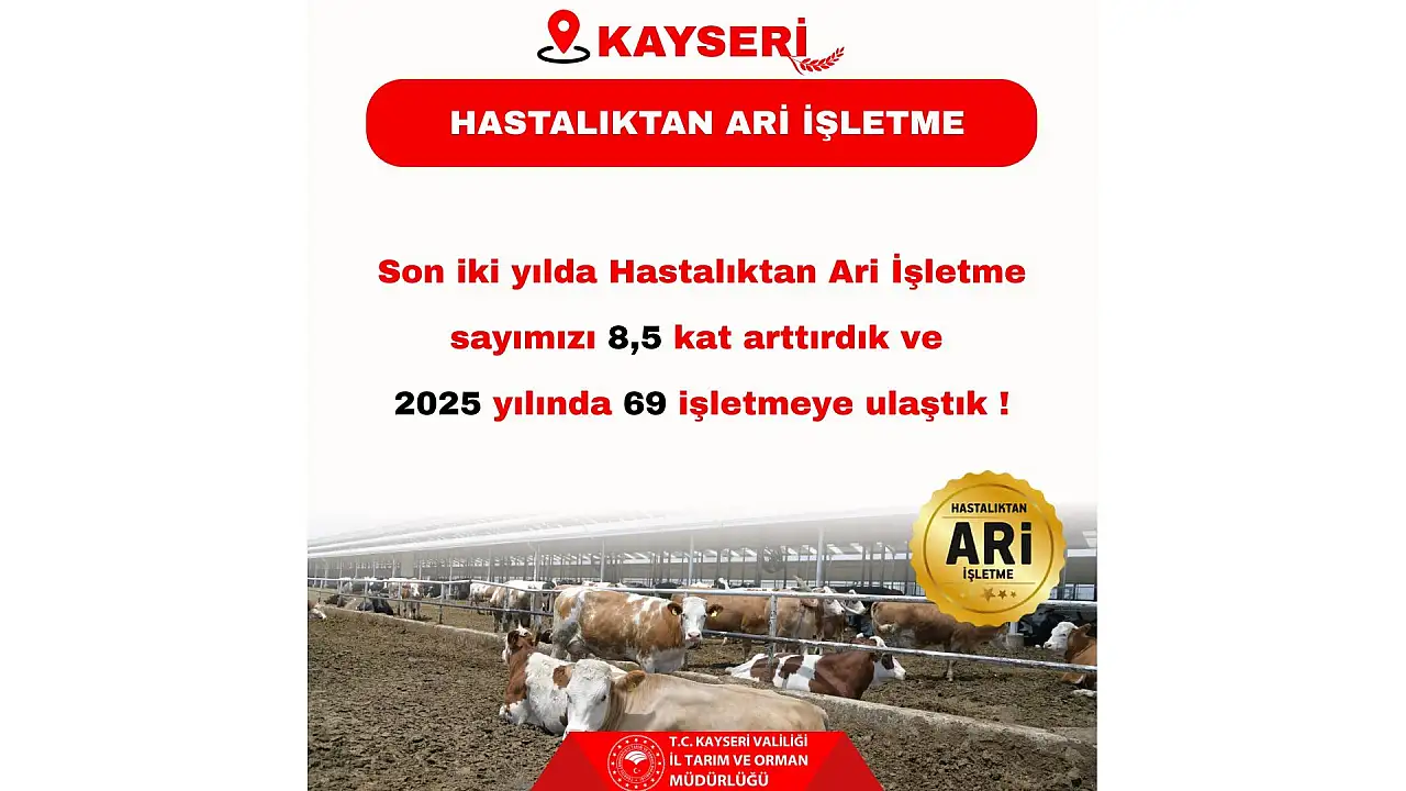 Kayseri'de iki yılda tarihi artış: Hayvancılıkta rekor büyüme!