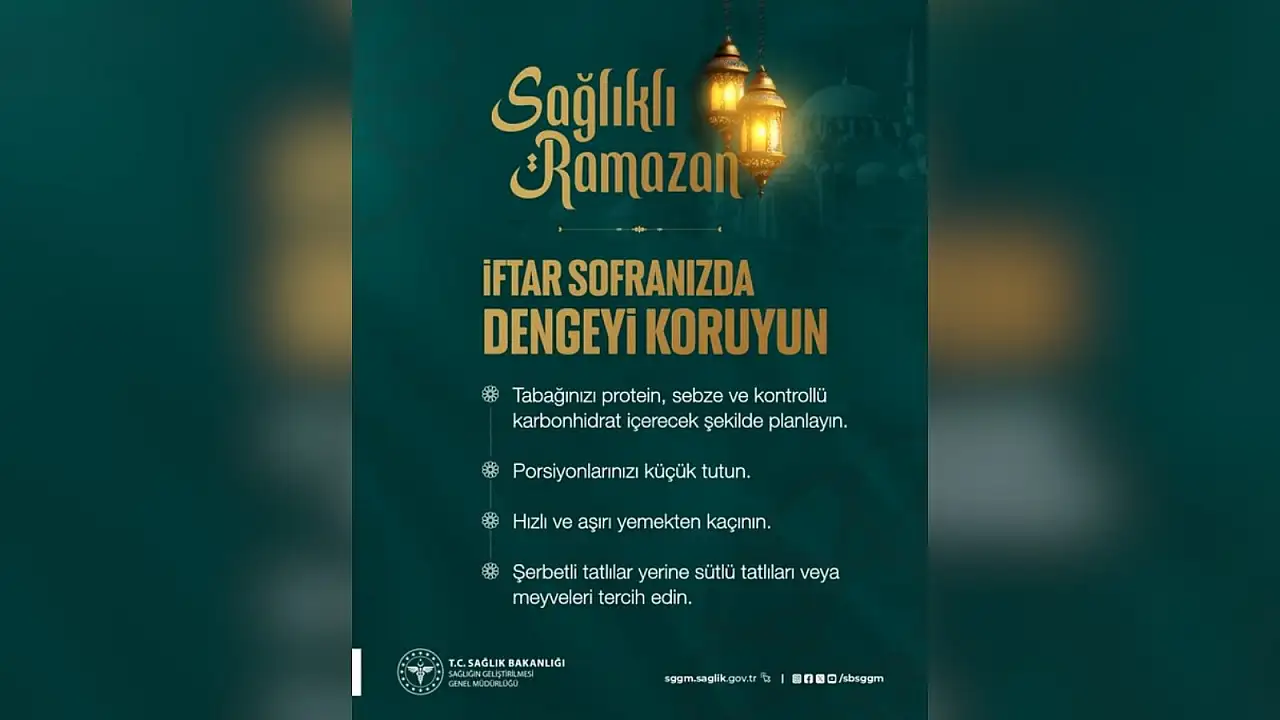Sağlık Bakanlığı'ndan iftar uyarısı!