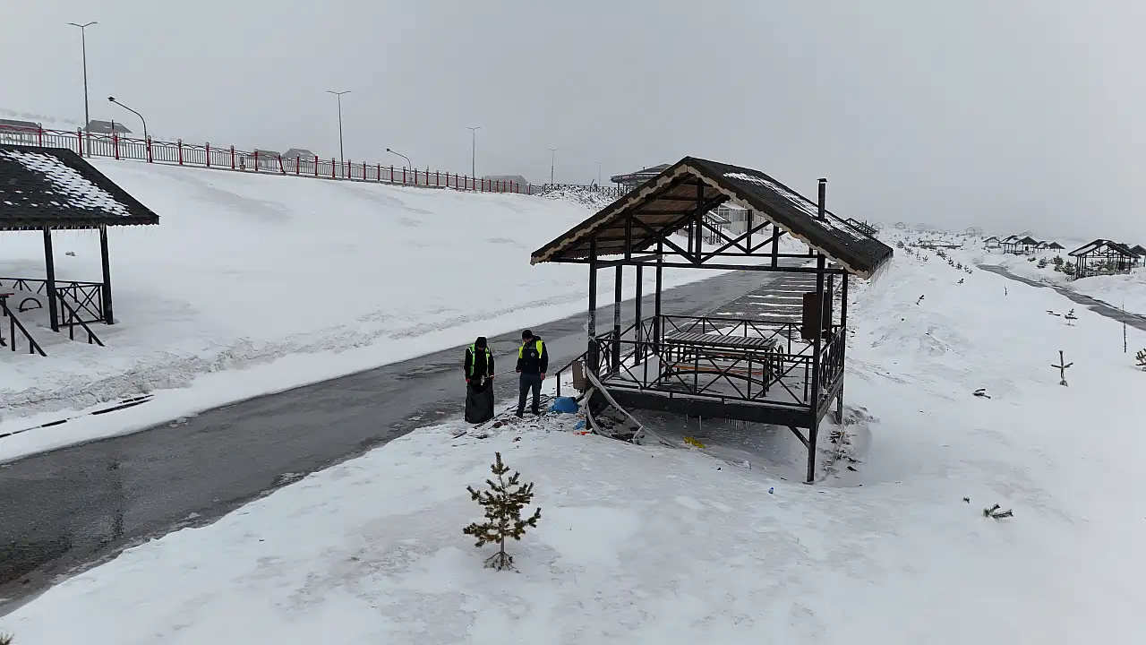 Erciyes'te gözden kaçan detay: Büyükşehir harekete geçti
