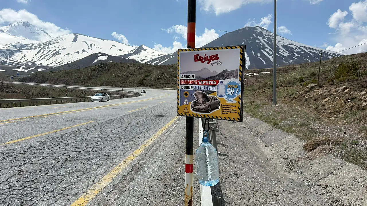 Erciyes yolundaki uygulama takdir topladı!