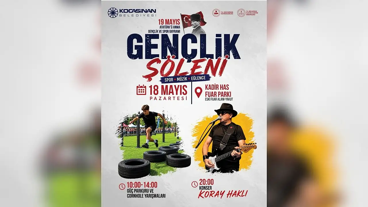 Kocasinan'da Gençlik Şöleni için tarih belli oldu!