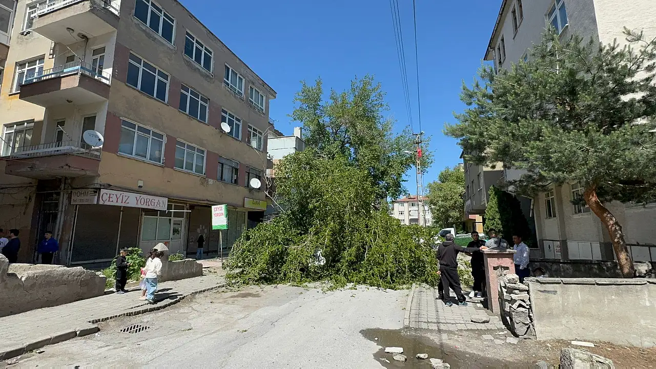 Kayseri'de büyük gürültü! Park halindeki araç zarar gördü