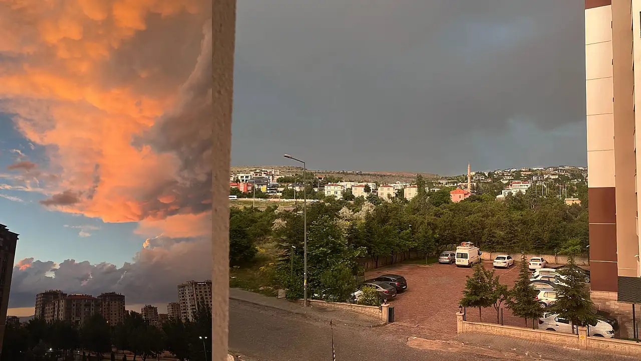 Kayseri'yi sağanak yağış vurdu!