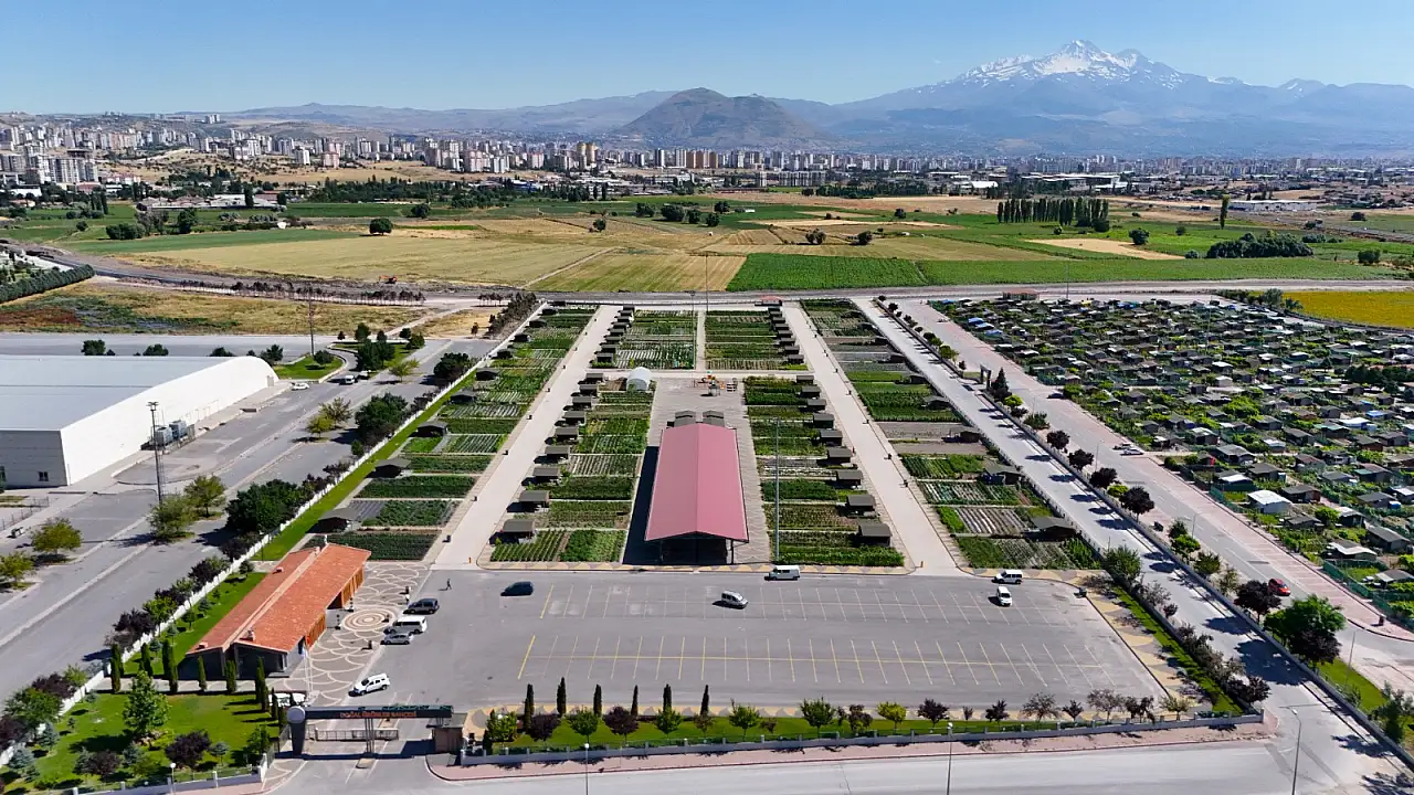Kayseri'nin en organik bahçesi kapılarına açıyor!