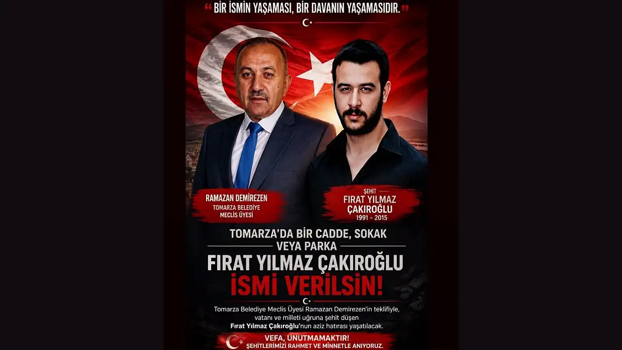 Tomarza'da çok konuşulacak teklif! O ismin yaşatılması istendi