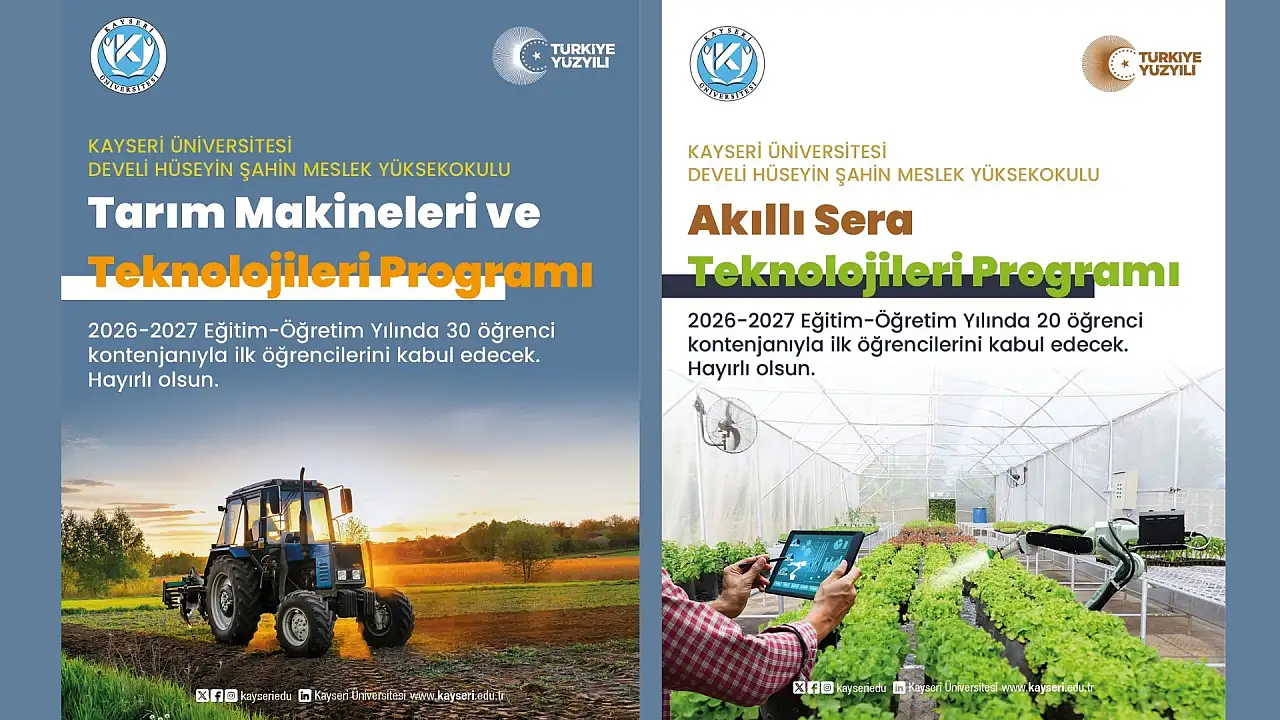 Kayseri'de üniversite tercihi yapacaklar dikkat! İki yeni bölüm açılıyor