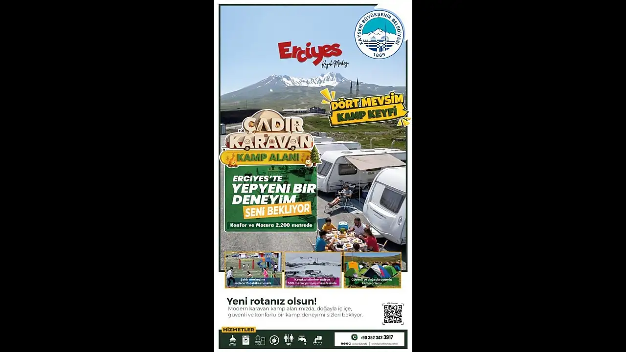 Erciyes'in yazın en çok konuşulacak noktası açıldı! 2 Bin 200 metrede tatil keyfi