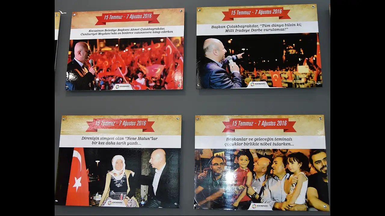 Kocasinan'da 15 Temmuz köşesi yoğun ilgi görüyor! O geceyi unutturmayan 39 kare