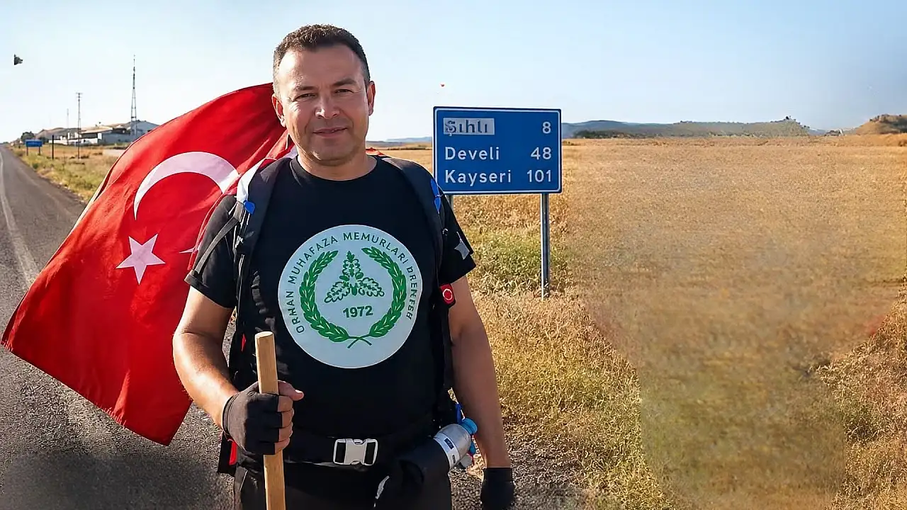 Kayseri'de gece yarısı tek başına yola çıktı! 53 yaşındaki memur neden yürüdü?