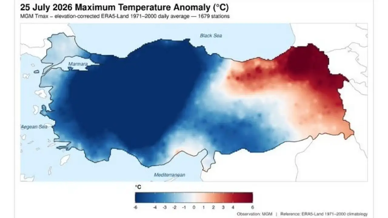 Kayseri'de dereceler aniden düştü! Serin hava ne kadar sürecek?