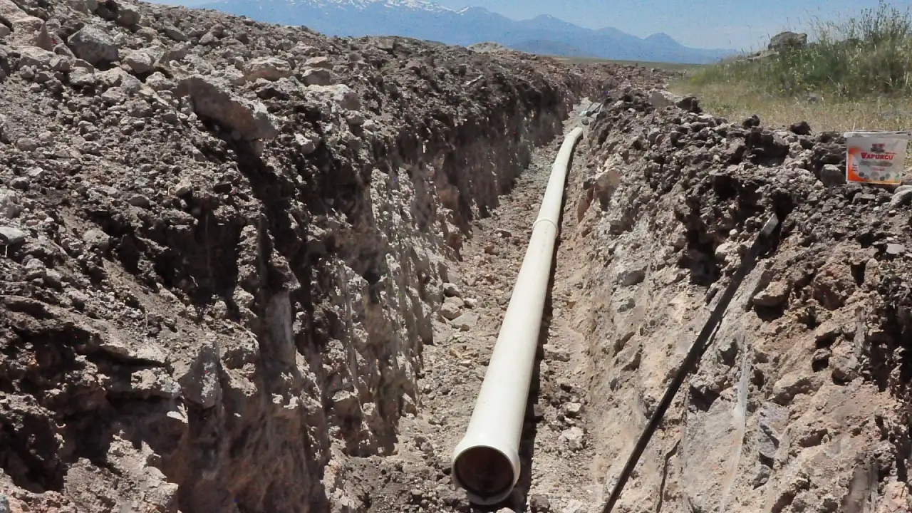 Kaski'den dev yatırım: 2.500 metre uzunluğunda, içme suyu hattı çalışmaları devam ediyor