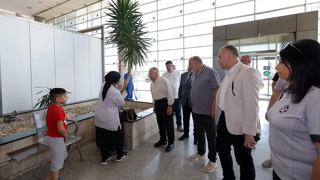 Başkan Büyükkılıç şehir terminalini ziyaret ederek incelemelerde bulundu!