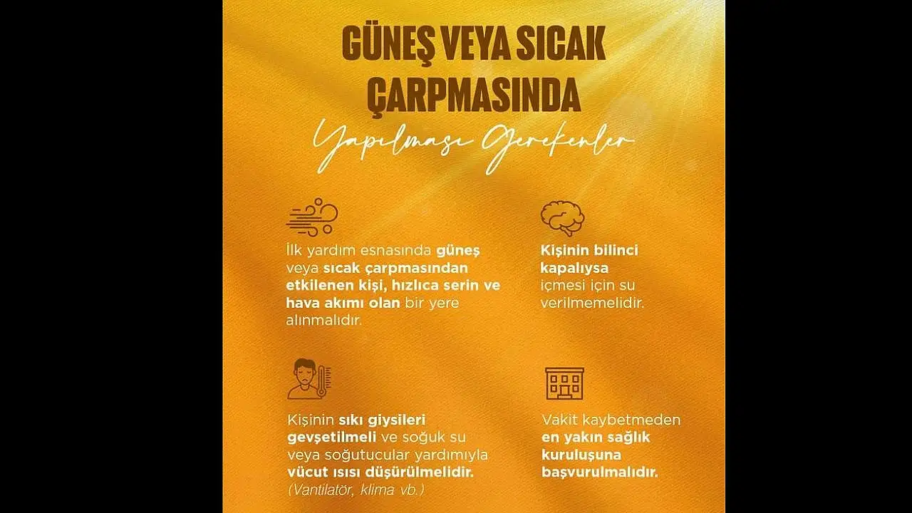Kayseri İl Sağlık Müdürlüğü'nden kritik uyarı: Bu saatlerde dışarı çıkmayın!