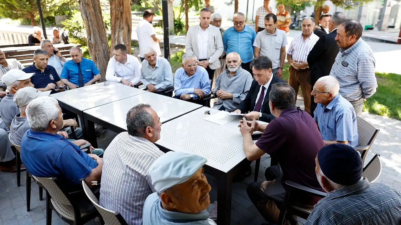 Memduh Büyükkılıç baba ocağında! Develi'de ilk iş ne yaptı?