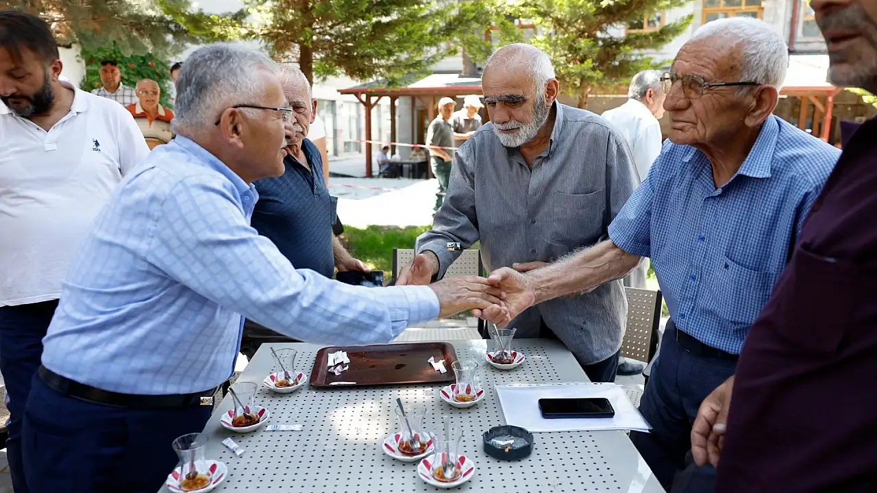 Memduh Büyükkılıç baba ocağında! Develi'de ilk iş ne yaptı?