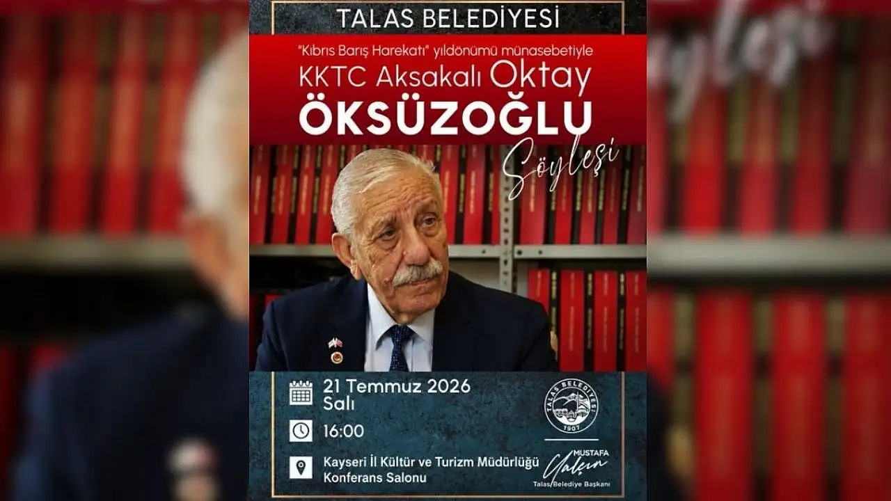 Kıbrıs mücadelesinin canlı tanığı Kayseri'ye geliyor