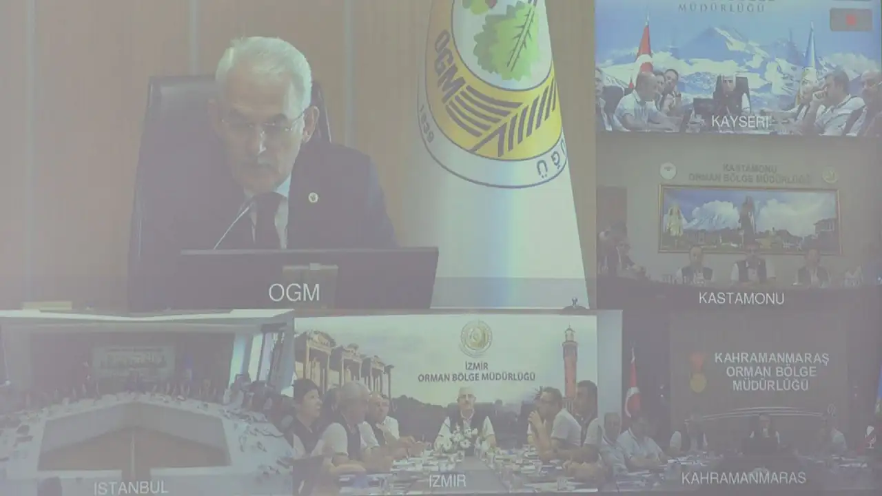 Orman bölge müdürlüğü, temmuz ayı çalışmalarını değerlendirdi: Yangın riski masaya yatırıldı