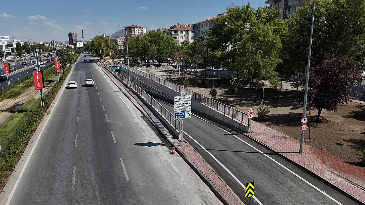 Kayseri trafiğine nefes aldıracak proje tamamlandı!