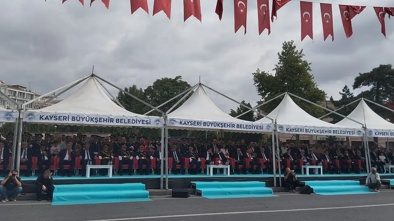 Kayseri'de 30 Ağustos Zafer Bayramı coşkuyla kutlandı!
