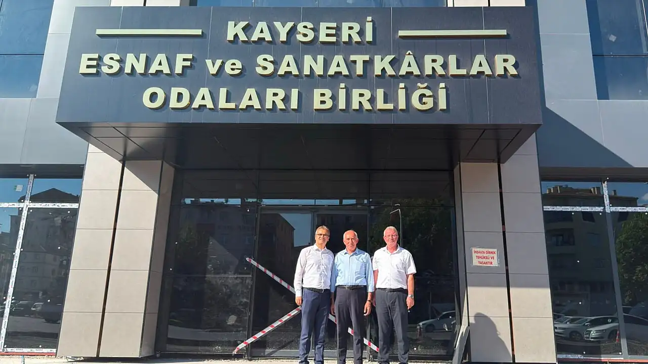 Kayseri'de 50 bin esnafı temsil edecek projede sona gelindi