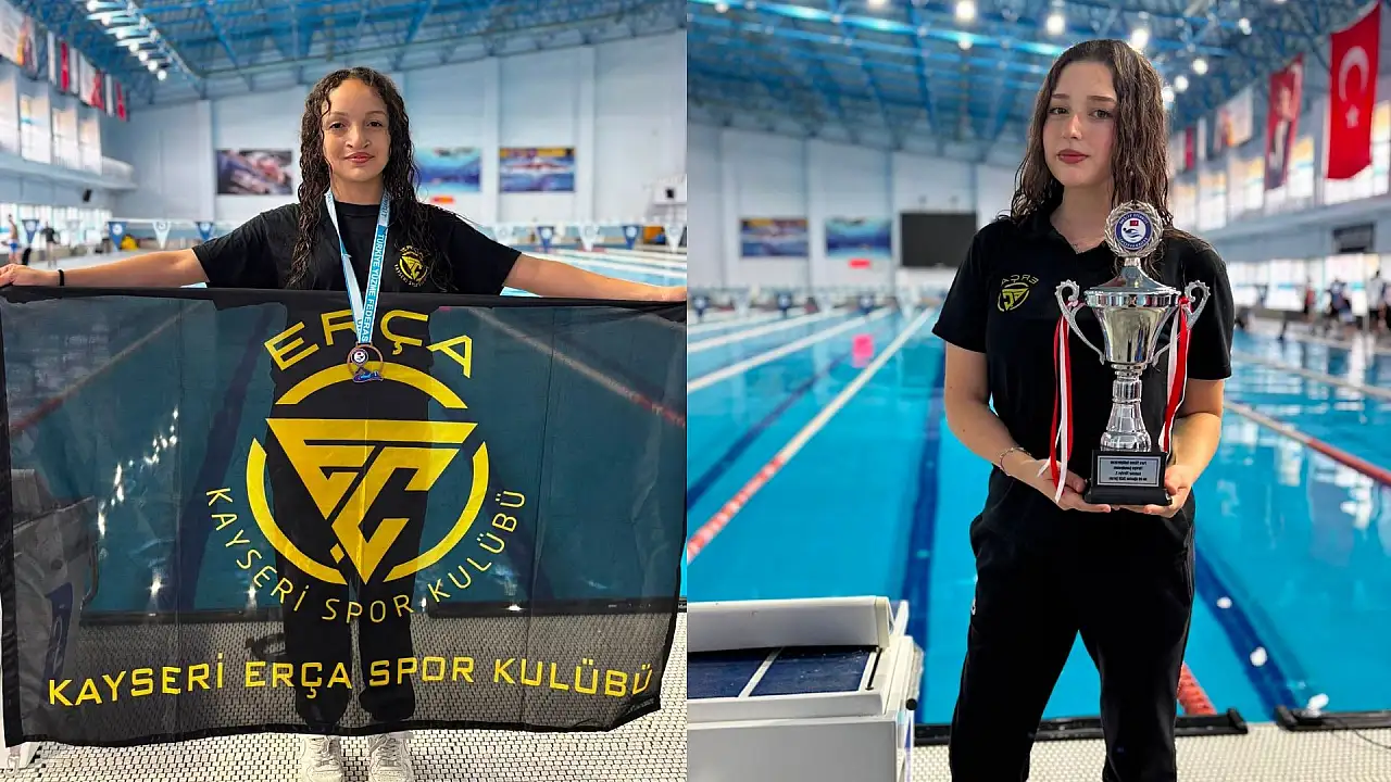 Kayseri'ye büyük gurur! Sporcular Türkiye ikincisi oldu
