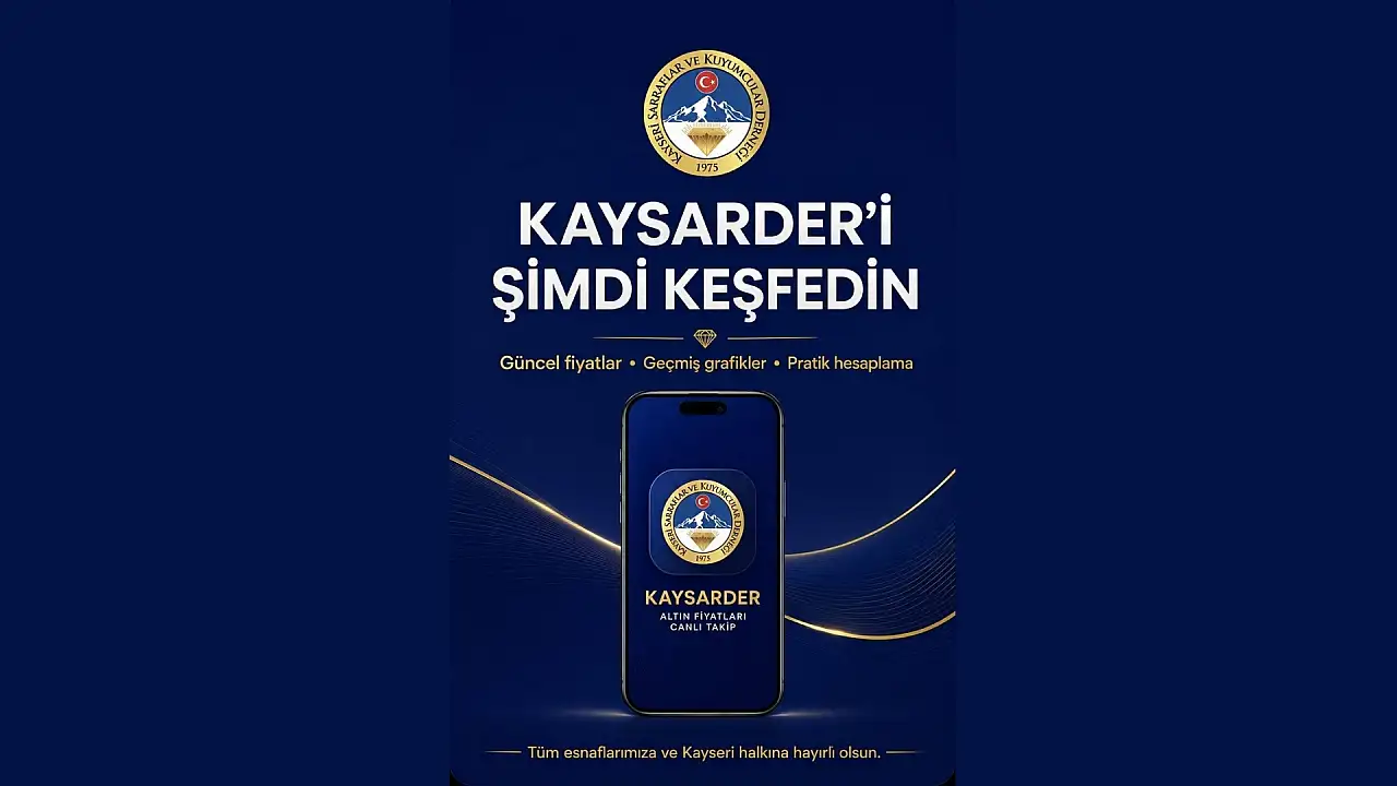 Kayseri'de bir ilk! Altın alan da satan da artık buraya bakacak