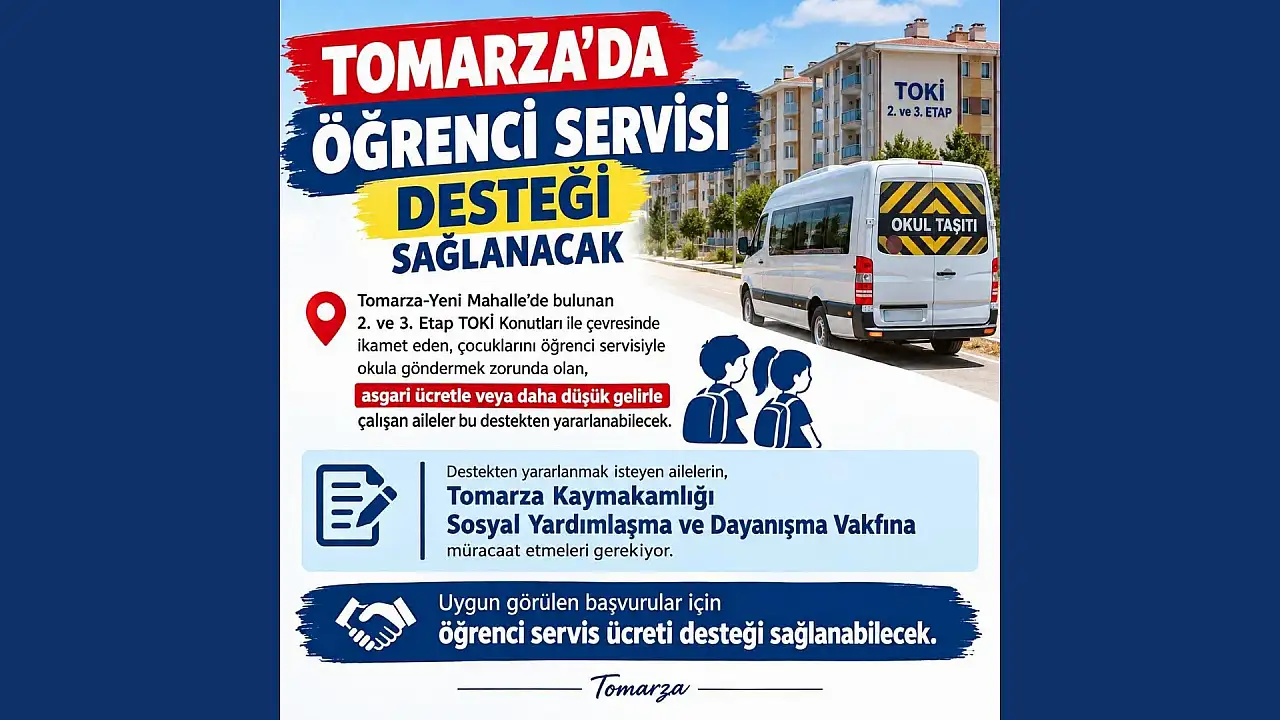 Kayseri'de ailelerin yüzünü güldürecek destek! Öğrencilerin servis ücretine katkı sağlanacak