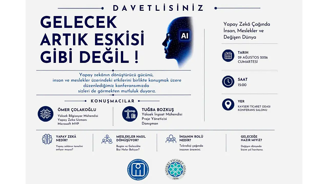 Kayseri'de yapay zekâ alarmı! Yıllardır yaptığınız meslek değişebilir