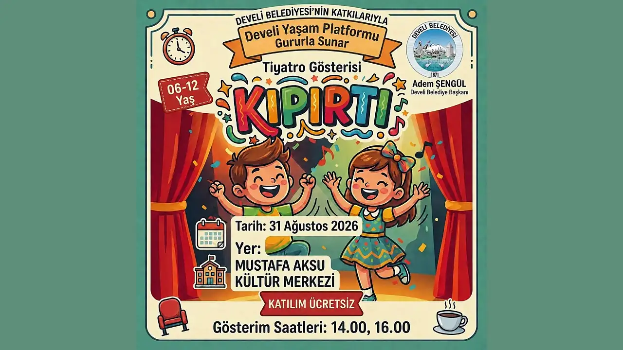 Develi'de çocuklara ücretsiz sürpriz! Pazartesi günü kapılarını açacak
