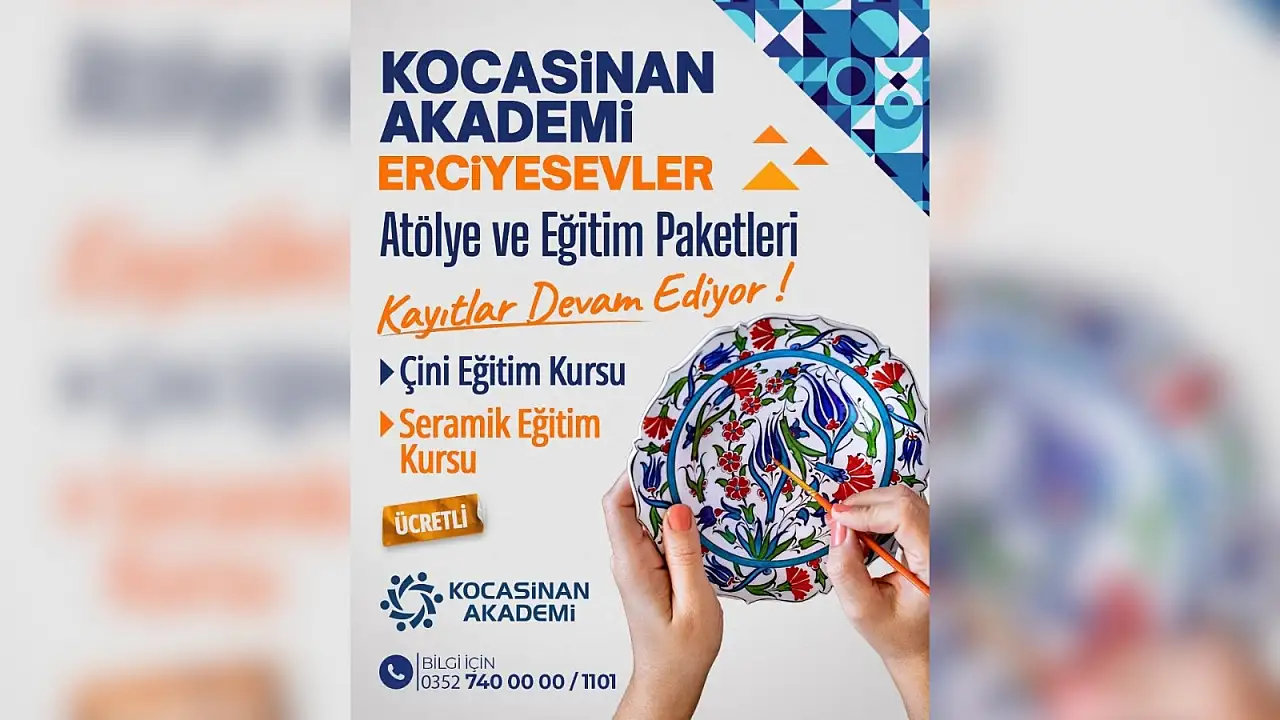 Kocasinan Akademi'de el beceresine güvenenler bu kursta buluşuyor!