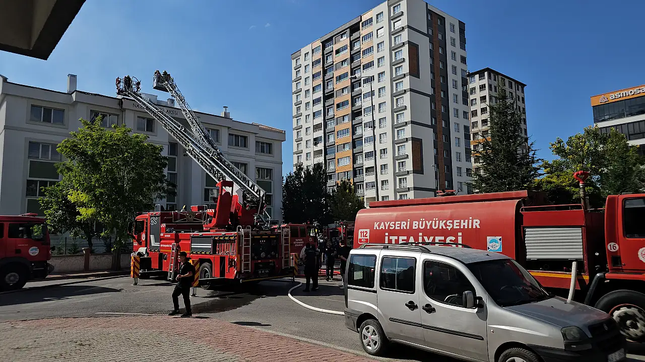 Öğrenci yurdunda çıkan yangın söndürüldü!