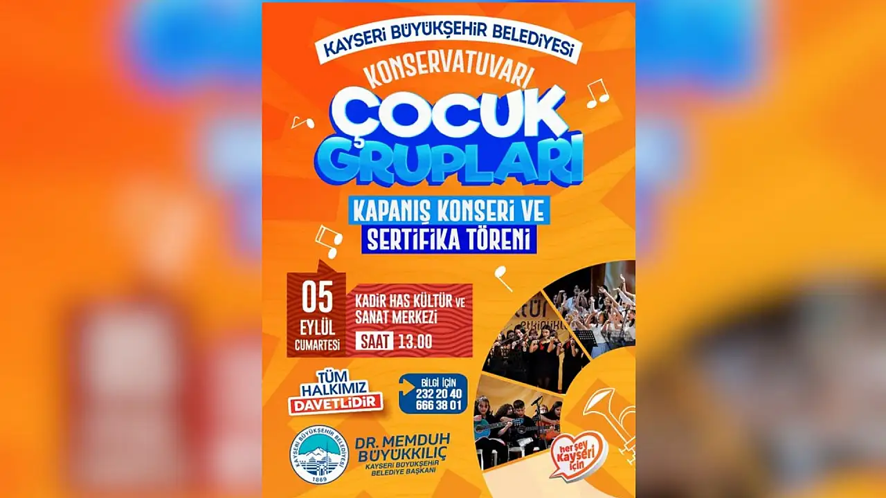 Kayseri'de bu kez sahne onların! Büyükşehir'den tüm şehre davet