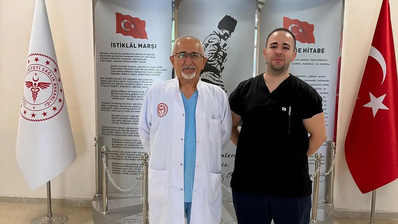 Kayseri'de iki baba, iki evlat aynı hastanede buluştu