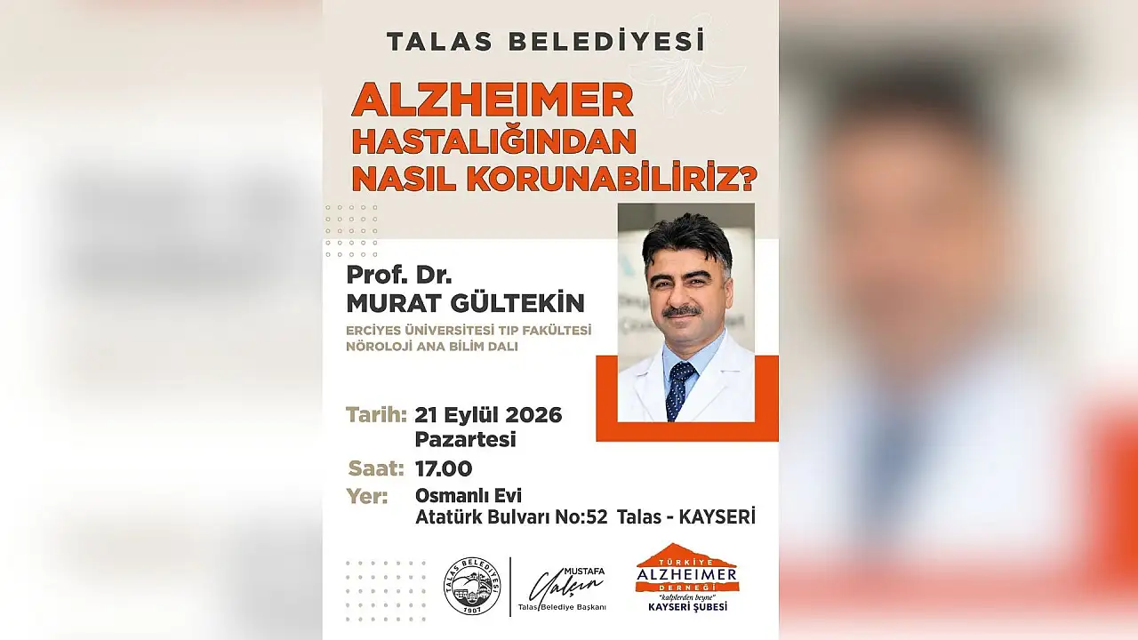 Alzheimer'dan korunmak mümkün mü? Kayseri'de yanıtlanacak