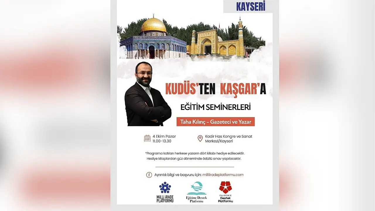 Kayseri'de dikkat çeken buluşma: Katılanlar eli boş dönmeyecek