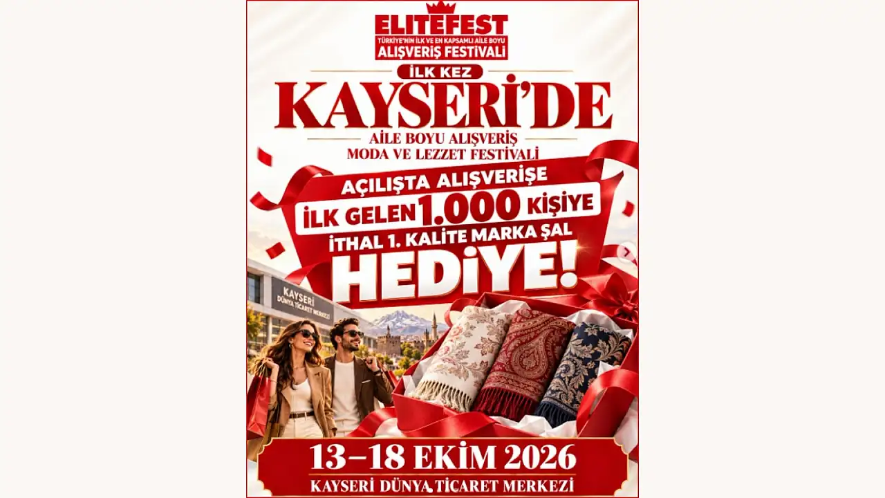 Kayseri'de ilk kez düzenlenecek! EliteFest için tarih belli oldu